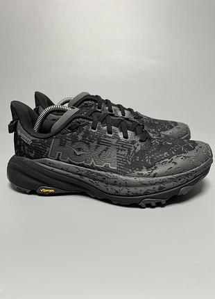 Трейлові бігові кросівки hoka one one speedgoat 6 gtx gore-tex vibram оригінал 1155151 bckt