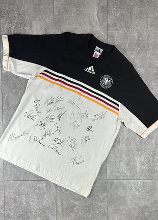 Adidas deutscher футболка с автографами