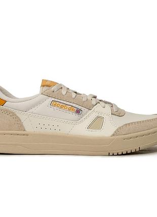 Шкіряні ретро-кросівки reebok lt court (колекція bright ochre) — оригінал!