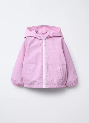 Вітровка для дівчаток zara рожева
