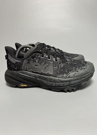 Трейлові бігові кросівки на широку стопу hoka one one speedgoat 6 gtx wide gore-tex vibram оригінал 1155771 bckt