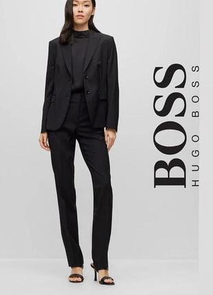 Идеальные черные классические брюки hugo boss премиум-линейка размер л-хл