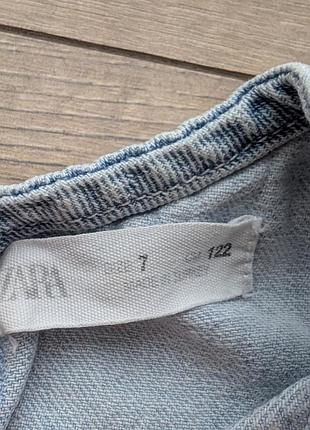 Джинсовый сарафан zara 2