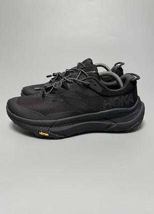 Трейлові бігові трекінгові кросівки hoka one one transport gtx gore-tex 1133957f blckb