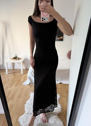 Чорна сукня topshop в мереживо 🖤
