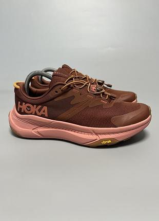 Трекінгові трейлові бігові кросівки hoka one one transport vibram оригінал 1123154 sert