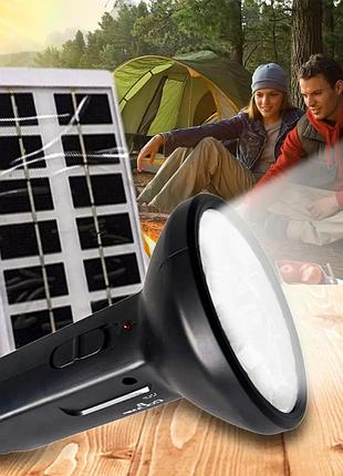 Led світильник на сонячній батареї solar flashlight cl-058 ∙ ліхтар solar flashlight cl-058