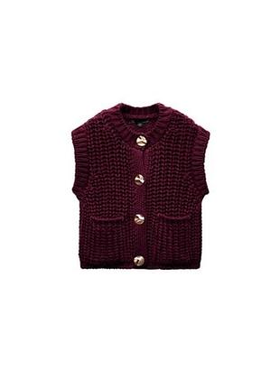 Вʼязаний жилет 2