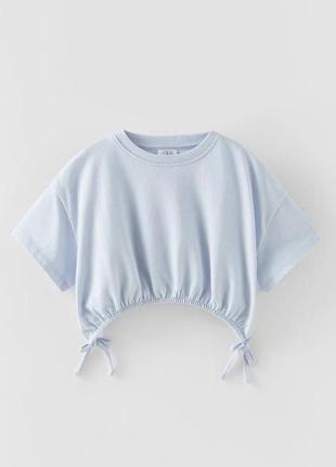 Футболка укорочена zara