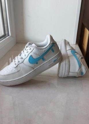 Кожаные кроссовки бренда nike force 1 made in indonesia.sk 13. eur.  31,5