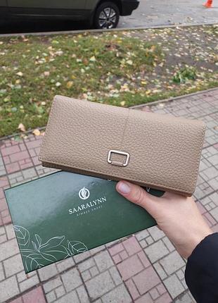 Кошелек женский saralyn коричневый эко-кожа