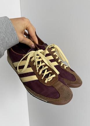 Кросівки adidas sl 72 og замшеві коричневі
