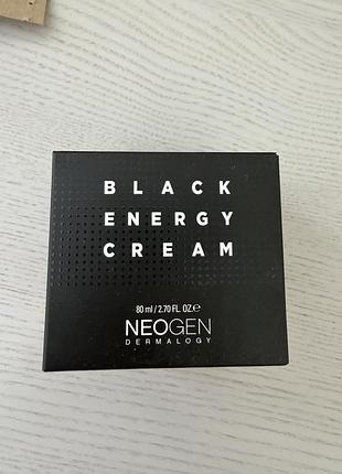 Крем для обличчя neogen dermalogy black energy cream 80 мл
