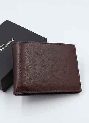 Кошелек мужской кожаный p&e 5101bq brown