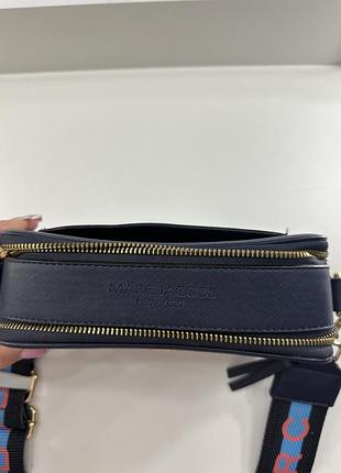 Сумка для жінок marc jacobs синя шкіряна