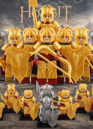 Набір фігурок володаря кілець lord of the rings ельфи воїни 8 шт для лего lego