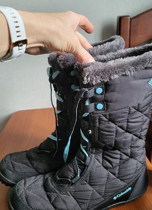 Жіночі чоботи columbia minx mid ii чорні 39 розмір