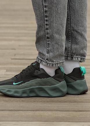 Мужские кроссовки nike ava rover black green