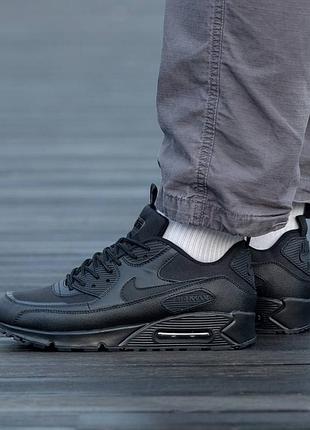 Мужские кроссовки nike air max 90 x cordura black