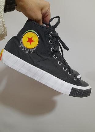 Стильні високі чоловічі кеди converse all star drippy graphic р. 43