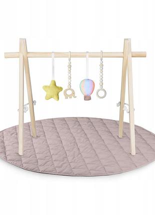 Развивающий коврик с игрушками lionelo anis set