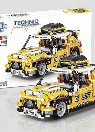 Конструктор автомобиль такси марвел machinery ql 0461 606 дет жёлтый