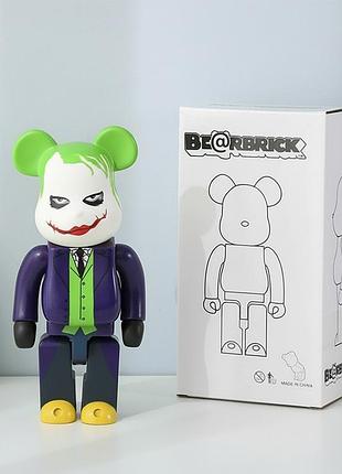 Фігурка статуетка ведмідь беарбрік bearbrick джокер колекційна 28 см різнокольоровий
