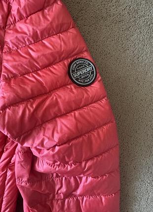 Куртка жіноча superdry рожева 3