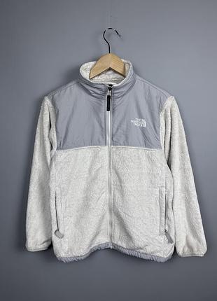 Худі жіноче the north face флісове сіро-молочний