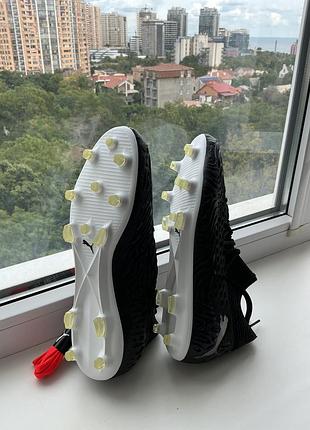 Бутси шипівки копочки чоловічі puma future 19.1 netfit fg/ag чорні, 25.5 см оригінал артикул 105531 02