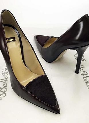 Туфлі жіночі bata коричневі, розмір 38, довжина устілки 24-24,5 см