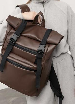 Рюкзак жіночий sambag roll top zard шоколадний
