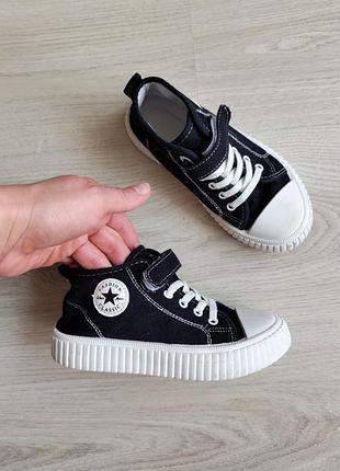 Детские высокие кеды кроссовки конверсы размер 32 converse