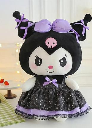 М'яка іграшка куромі hello kitty плюшева 48 см чорний