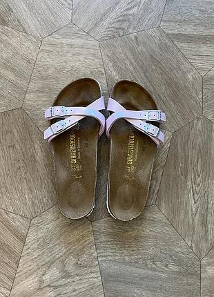 Шльопанці жіночі birkenstock ортопедичні рожеві