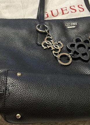 Сумка жіноча guess чорна 4