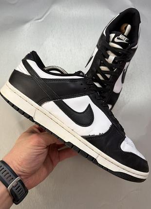 Кросівки nike dunk low retro white black
