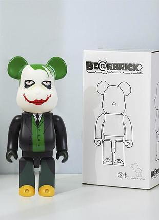 Фігурка статуетка ведмідь беарбрік bearbrick джокер колекційна 28 см різнокольоровий