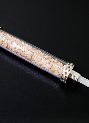 Чакральний жезл з кам'яною крихтою турмалін
