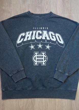 Кофта мужская свитшот h&amp;m chicago
