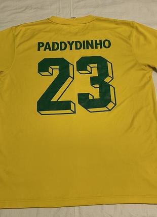 Vintage - awdis brasil paddydinho no23 - фанатская винтажная футболка сб. бразилии - l