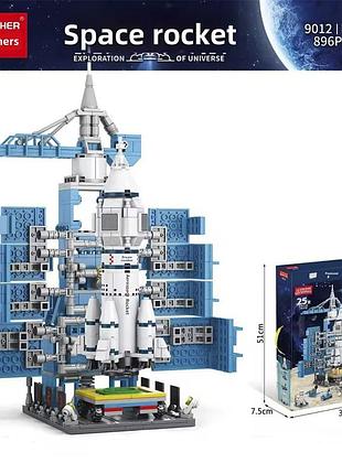 Конструктор ракета космічний шатл космос космічна станція space shuttle 1710 деталей різнокольоровий