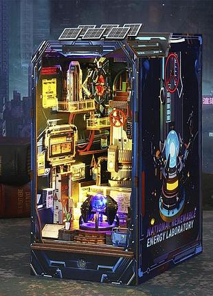 Конструктор интерьерный румбокс 3d last city marble run led подсветка book nook бук нук