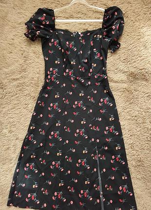 Платье креп жатка s 36p pull &amp; bear 2