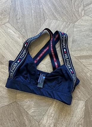 Жіночий спортивний топ tommy hilfiger, синій
