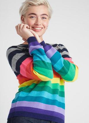 Джемпер  1234 cashmere stripe crew in multi
