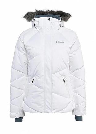 Пуховик жіночий columbia lay d down ii jacket білий, розмір s