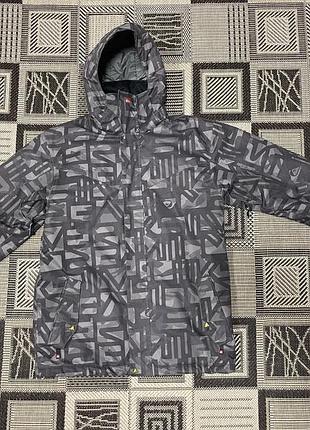Гірськолижна куртка quiksilver mission printed, розмір s (16р)