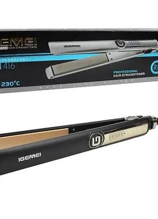 Випрямляч волосся gemei gm-416 professional hair straightener