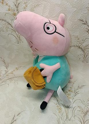 Мягкая игрушка папа свин свинка пеппа peppa pig